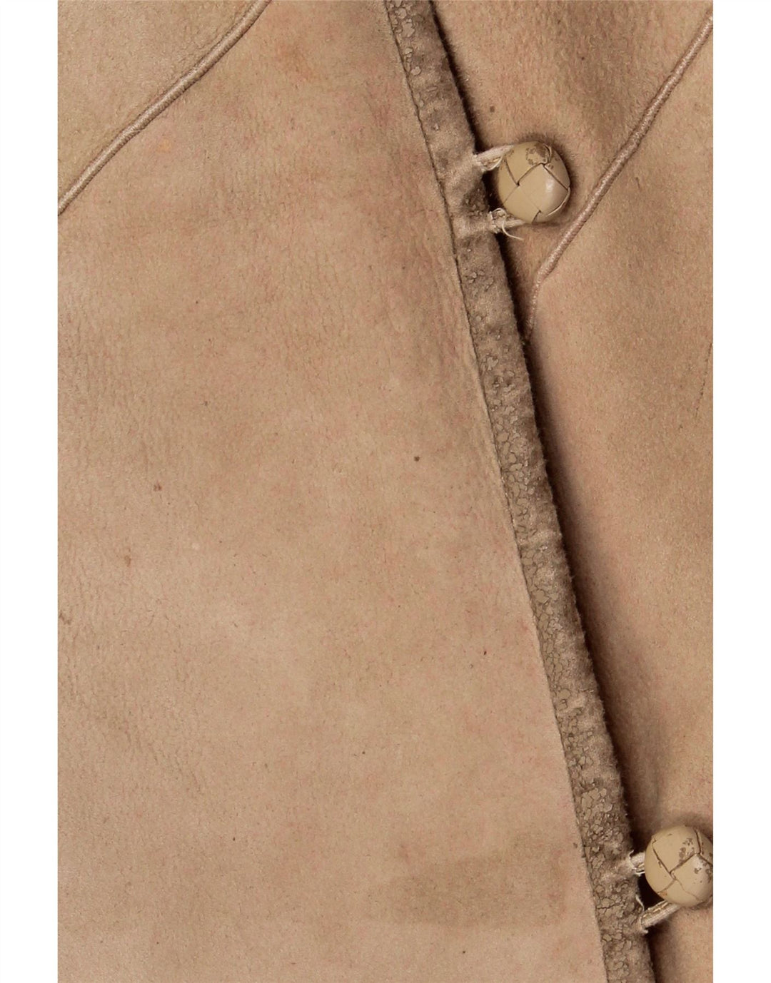 Palton din shearling pentru femei VINTAGE IT 46 mare, bej, din shearling