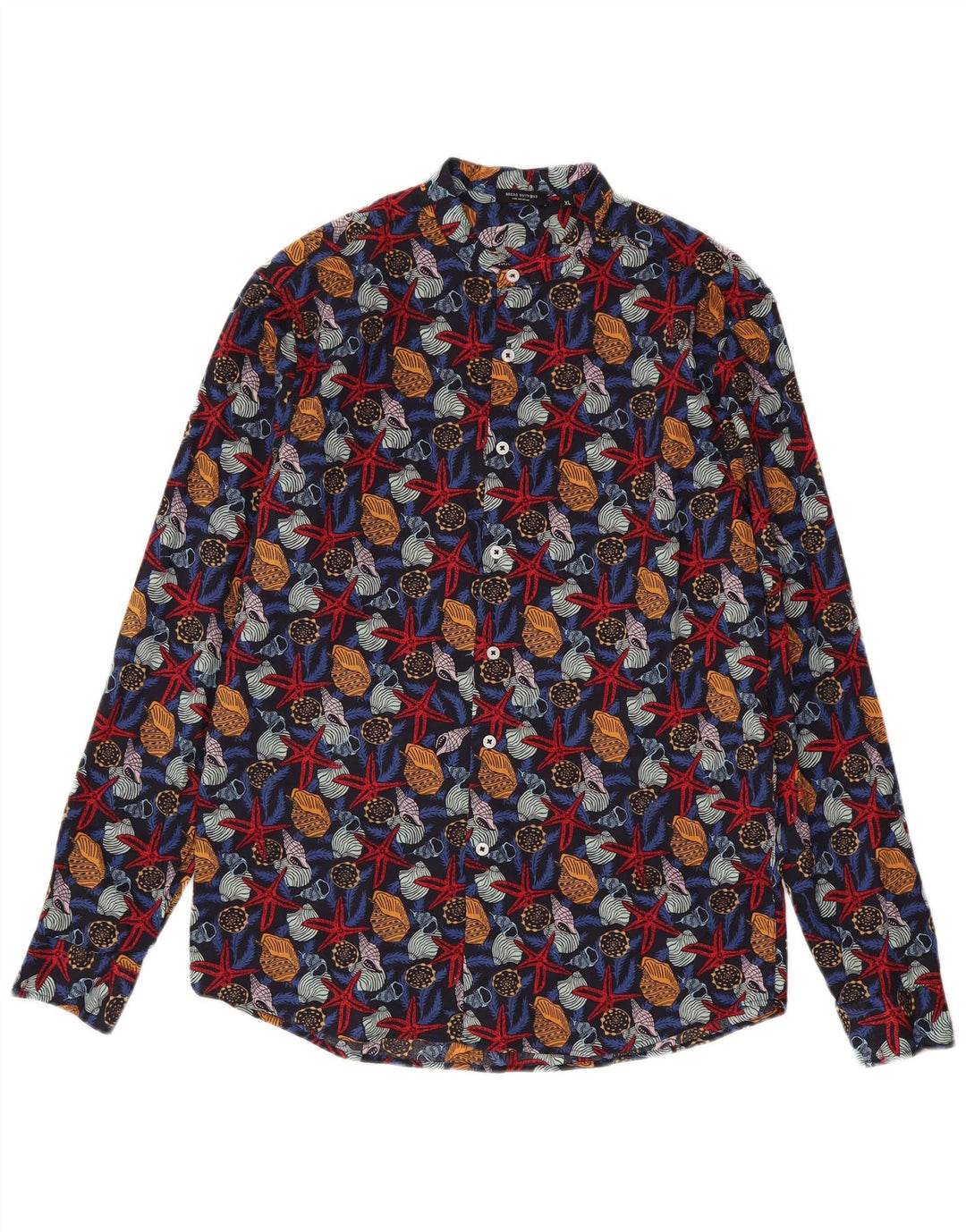 Cămașă pentru bărbați Bread & Buttons XL, bumbac cu imprimeu animal multicolor