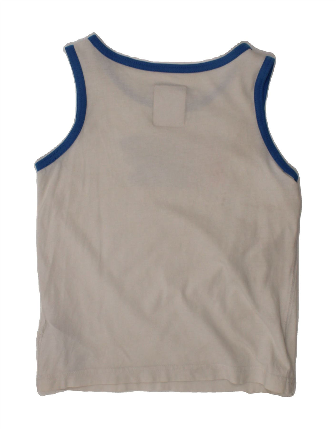 NIKE Boys Graphic Vest Top 4-5 Years Small White Cotton Vintage Nike and Second-Hand Nike from Messina Hembry 