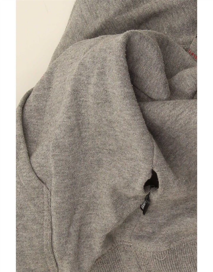 Jumper Vans pentru bărbați cu hanocă grafică, mic, gri pătat