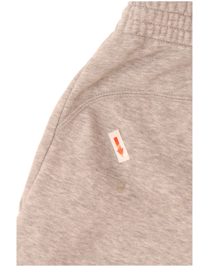 Pantaloni de trening Adidas pentru bărbați, bumbac cu pete gri medii