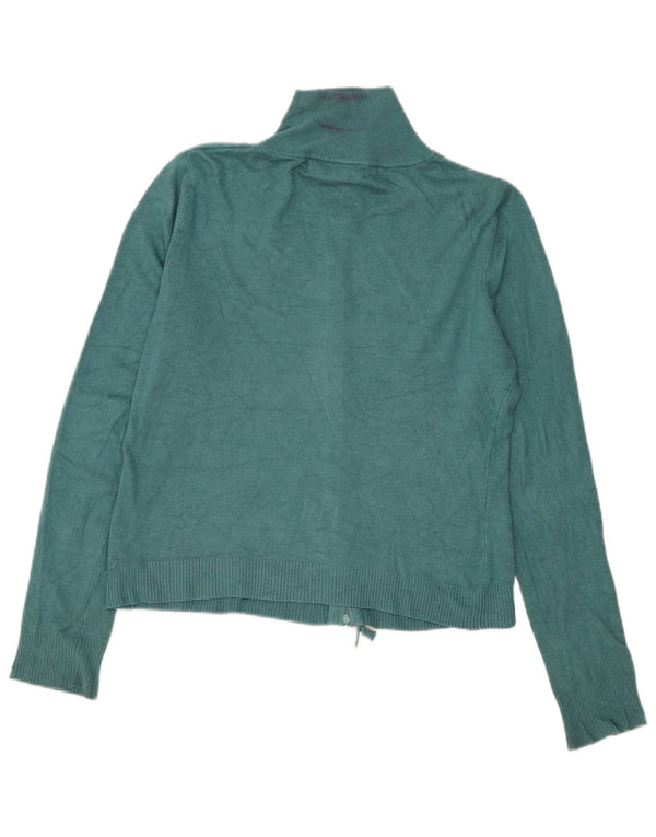 Pulover cardigan pentru femei Zara UK 18 XL, verde, raion