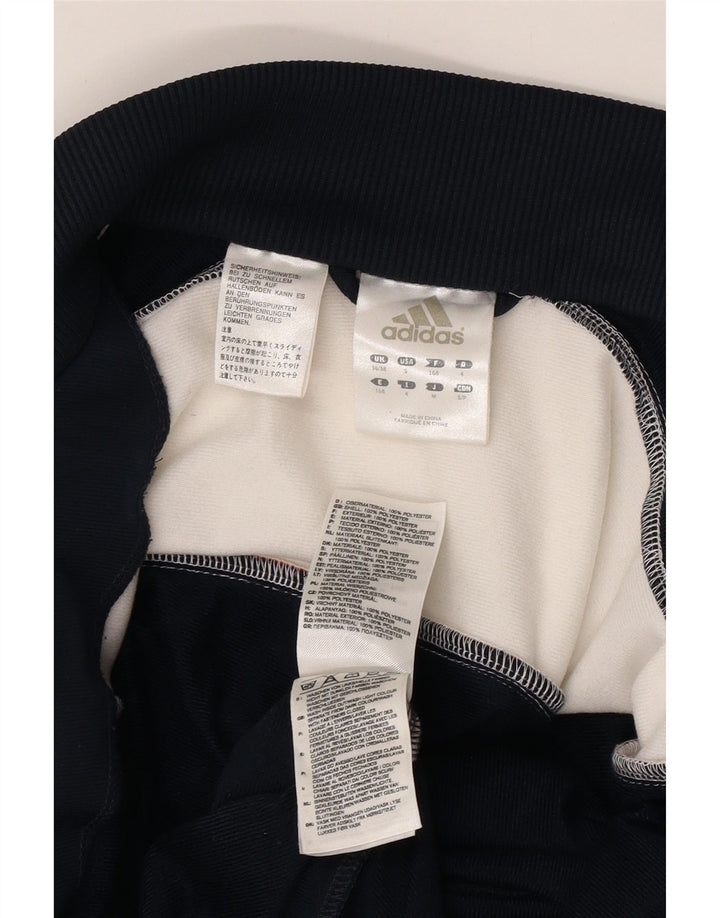 Jachetă de trening pentru bărbați ADIDAS Marea Britanie 36/38, albastru bleumarin, color block