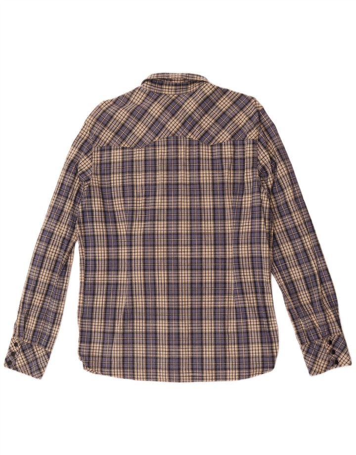 Cămașă pentru bărbați Levi's Slim Fit, mare, albastru, din bumbac