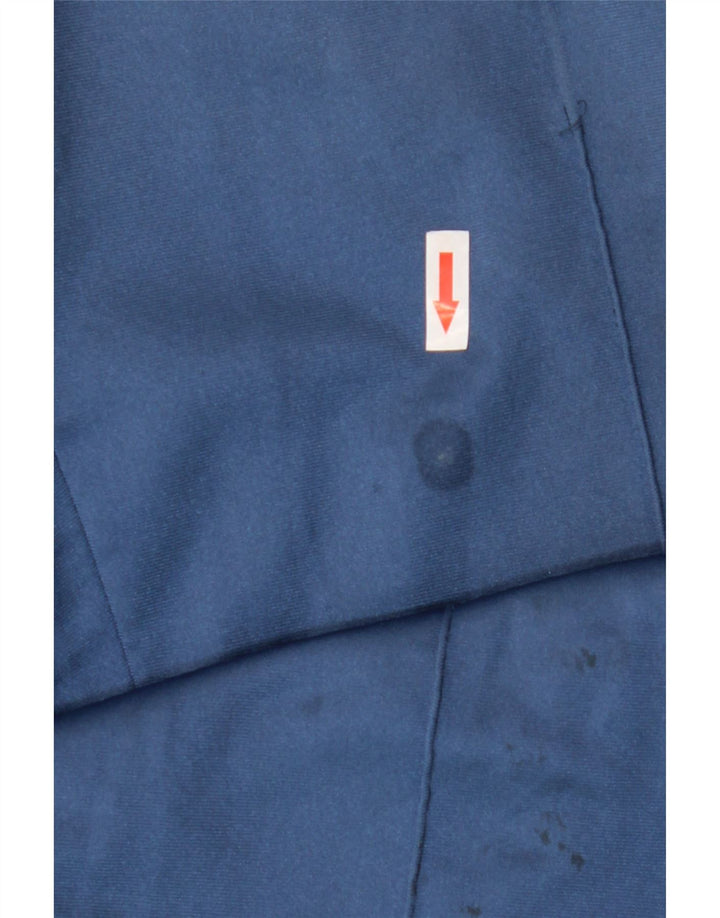 Pantaloni de trening grafic Asics pentru bărbați, albastru mediu, poliamidă color bloc