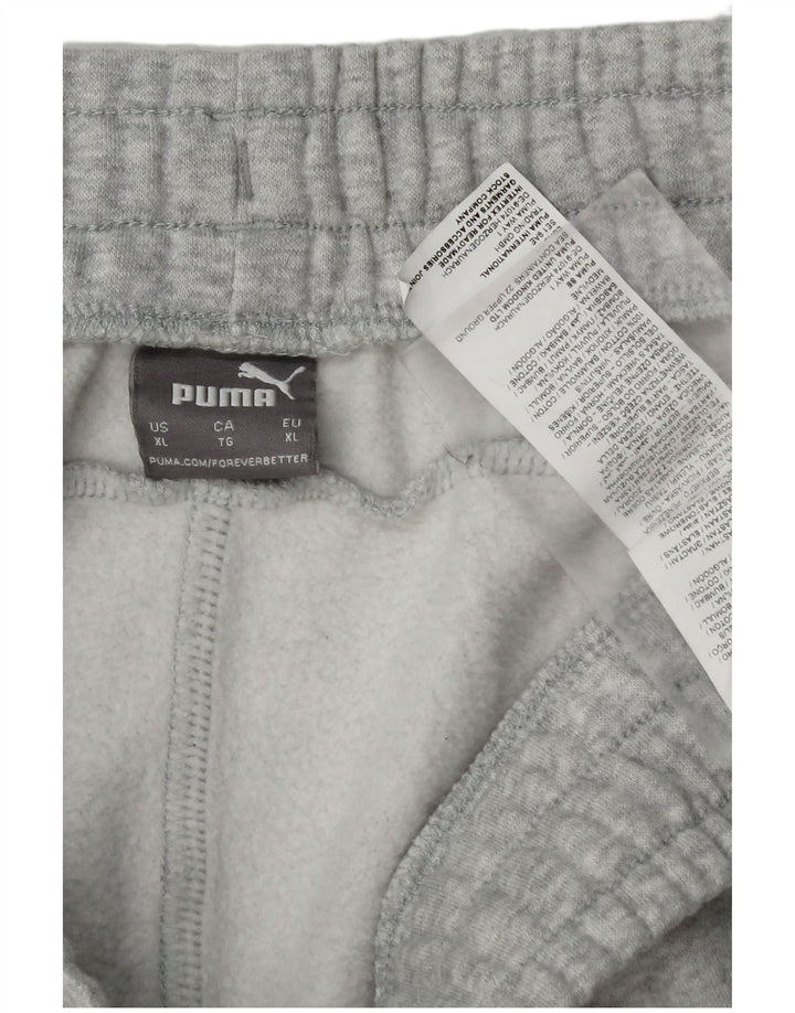 Pantaloni de trening PUMA pentru bărbați Joggeri XL bumbac gri