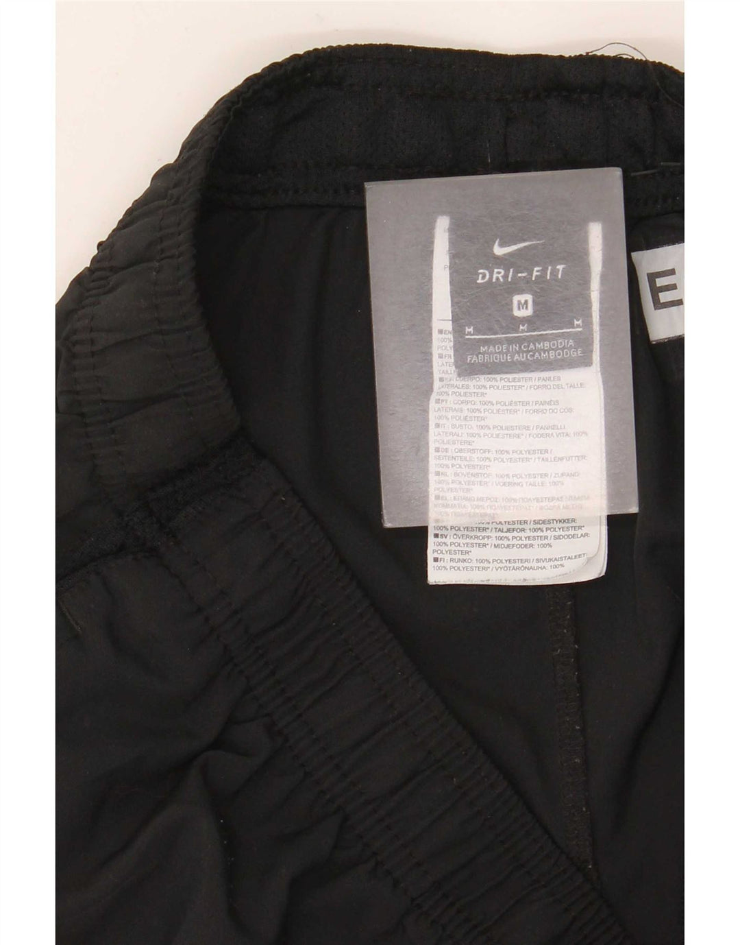Pantaloni scurți sport Nike Dri Fit pentru bărbați, poliester mediu negru