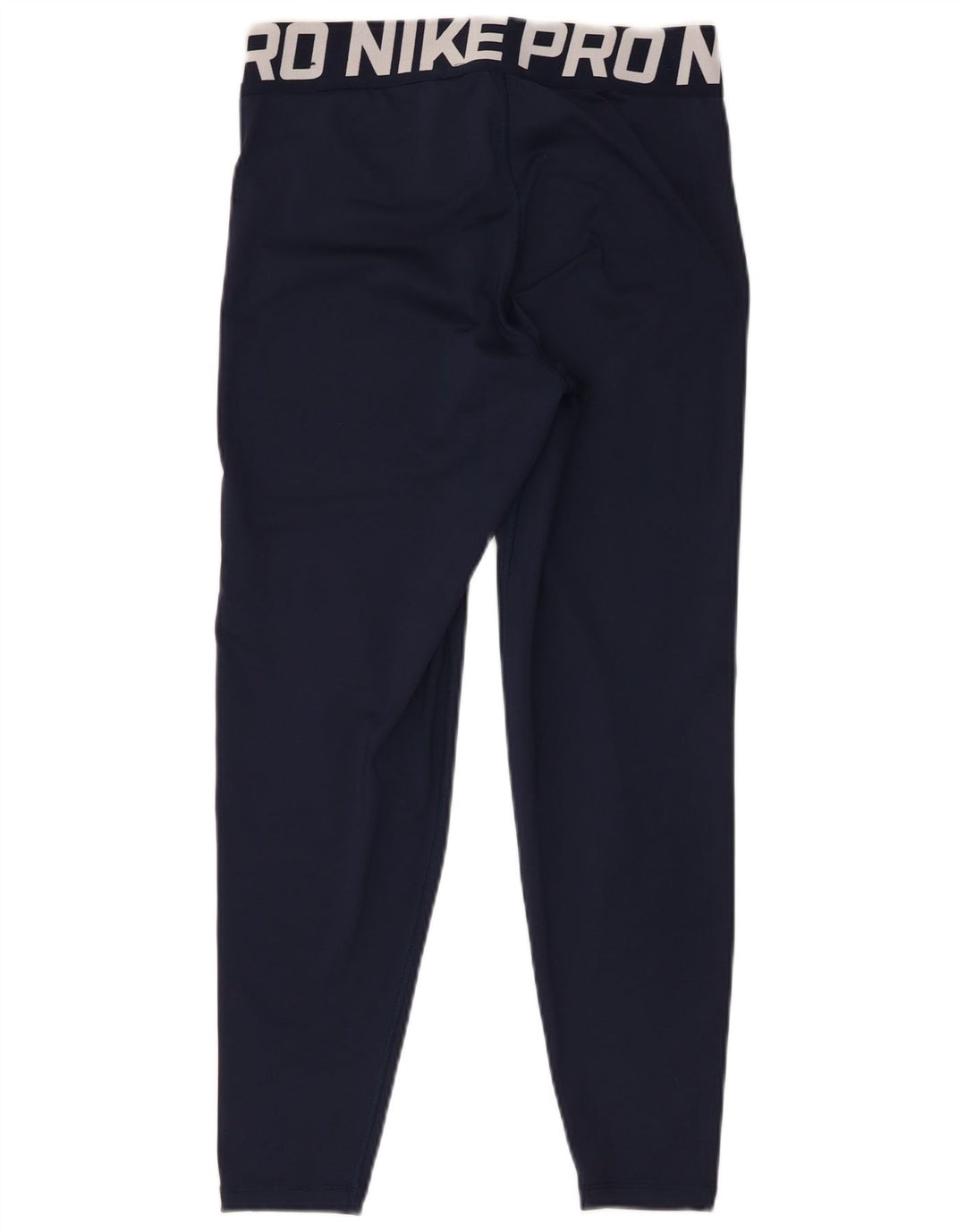 Leggings cu grafice Nike Dri Fit pentru femei UK 14 Poliester mediu albastru bleumarin