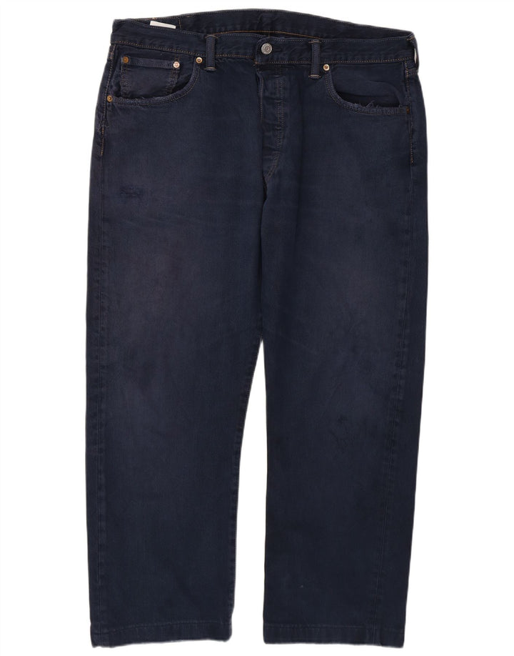 Blugi drepti pentru bărbați Levi's 501 W38 L27 bleumarin
