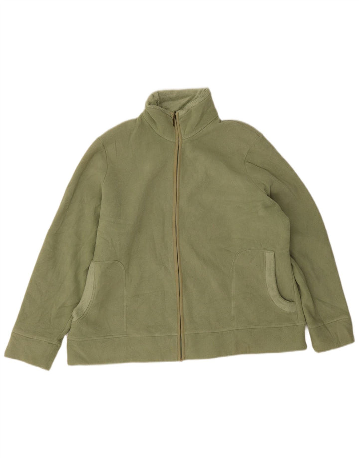 Jachetă fleece supradimensionată pentru femei Marks & Spencer UK 18 XL Poliester verde