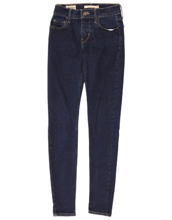 Blugi Levi's pentru femei 710 Super Skinny W25 L28 Bumbac bleumarin