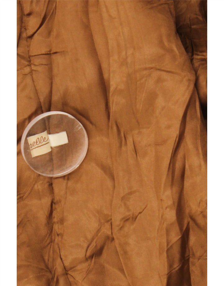 Palton din piele vintage pentru bărbați IT 52 XL din piele maro