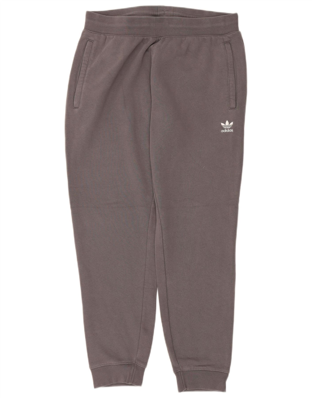 Pantaloni de trening Adidas pentru bărbați Joggeri mari, gri, bumbac