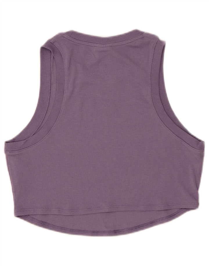 Top cu vestă crop pentru femei NIKE UK 12 Poliester violet mediu
