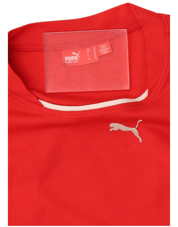 Top cu mânecă lungă pentru bărbați Puma XL, roșu, color block