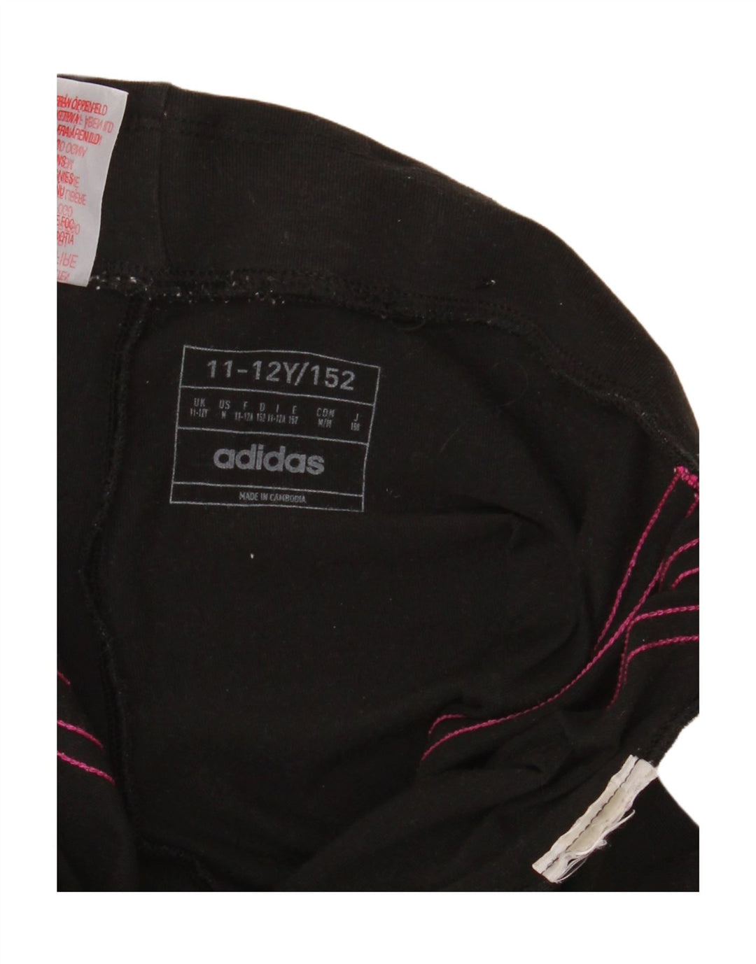Leggings pentru fete ADIDAS 11-12 ani negri