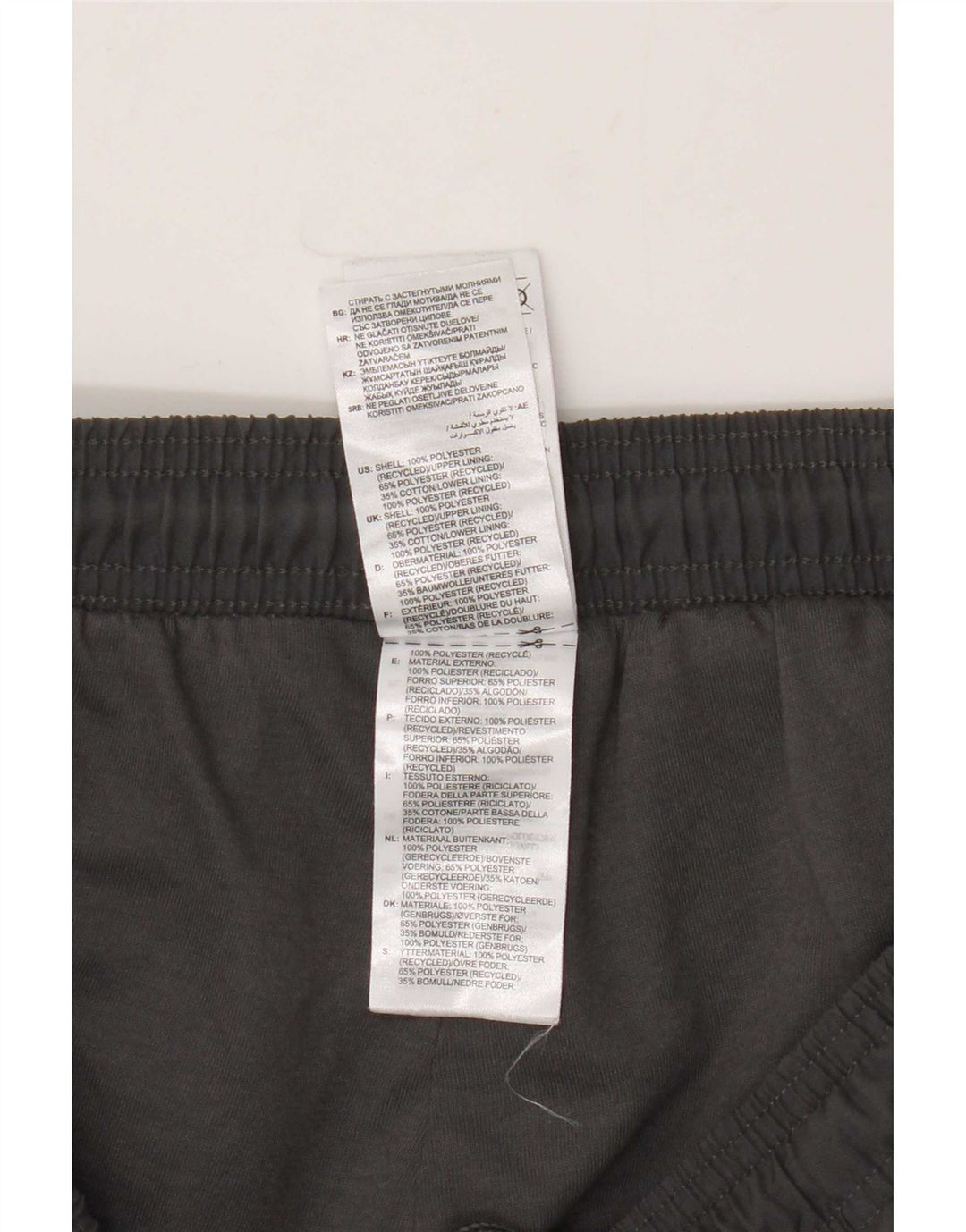 Pantaloni de trening pentru bărbați Adidas, gri mediu, poliester