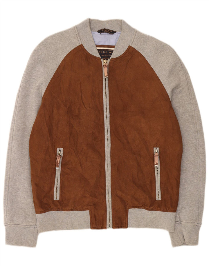 Jachetă de trening pentru bărbați Zara XL Maro Poliester