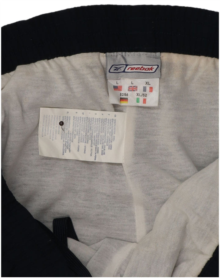 Pantaloni de trening Reebok pentru bărbați, mari, albastru, poliester