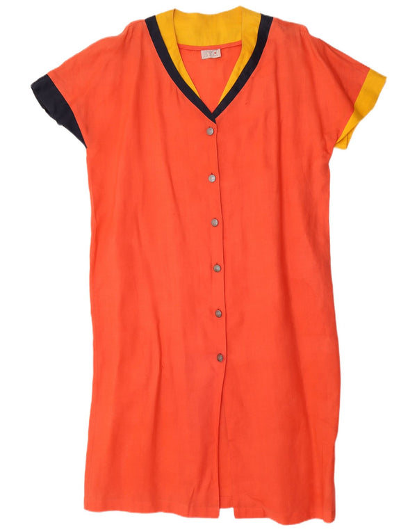 Rochie caftan Rimmel pentru femei, cu croiala relaxată, UK 20 2XL Portocaliu, in bloc de culoare