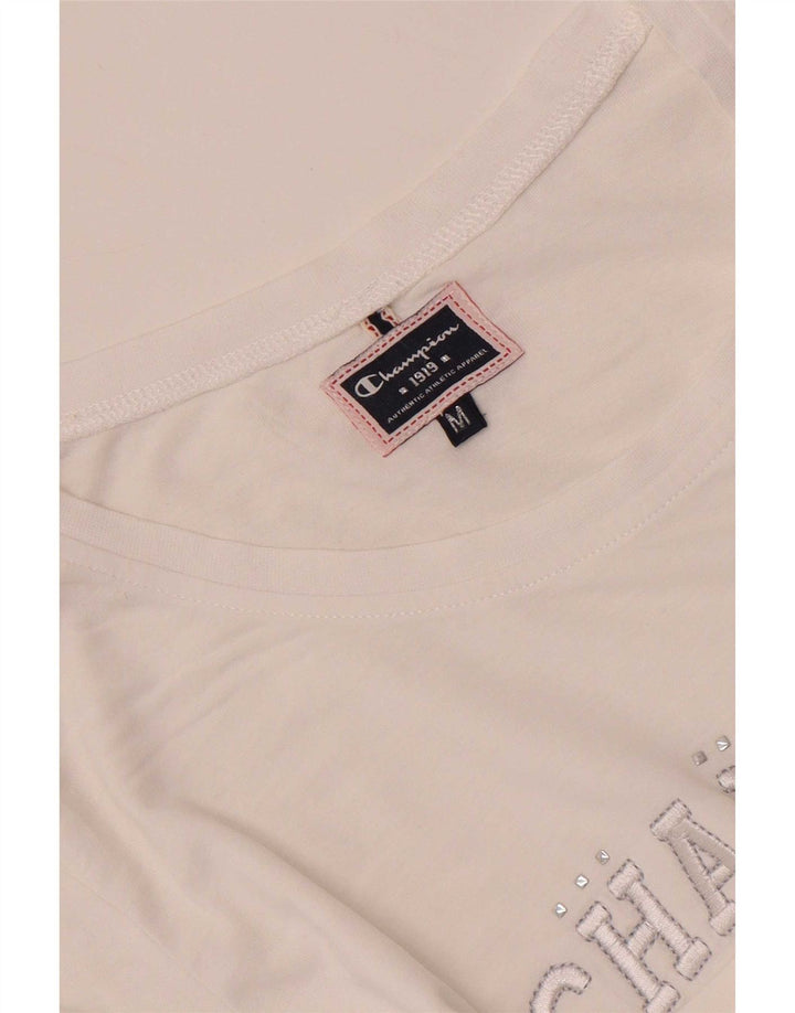 Tricou grafic Champion pentru femei Top UK 12 Medium White