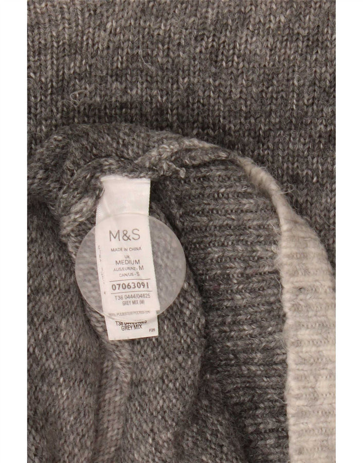 Marks & Spencer Pulover cu gât rulat pentru femei UK 14 Gri mediu