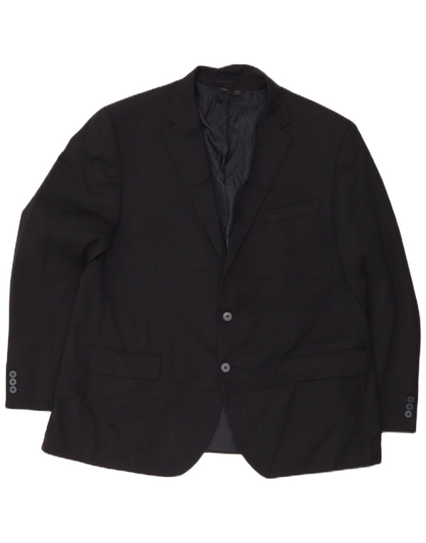 Marks & Spencer jachetă pentru bărbați cu 2 nasturi, UK 48 4XL, bleumarin, poliester