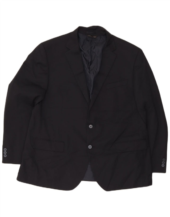 Marks & Spencer jachetă pentru bărbați cu 2 nasturi, UK 48 4XL, bleumarin, poliester