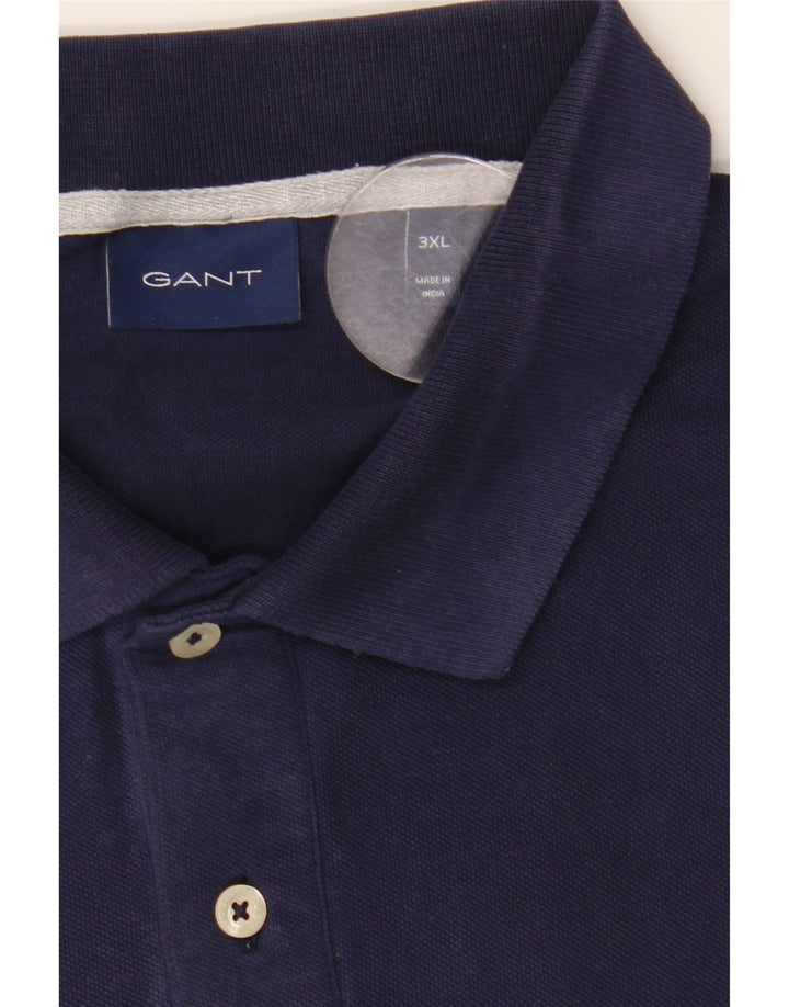 Tricou polo pentru bărbați GANT 3XL bleumarin