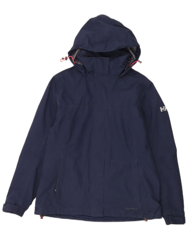 Jachetă de vânt pentru femei Helly Hansen cu glugă, UK 14, bleumarin mediu