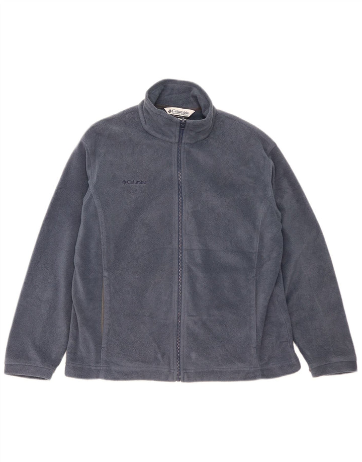 Jachetă Columbia pentru femei Liner Fleece UK 16, mare, albastru, poliester