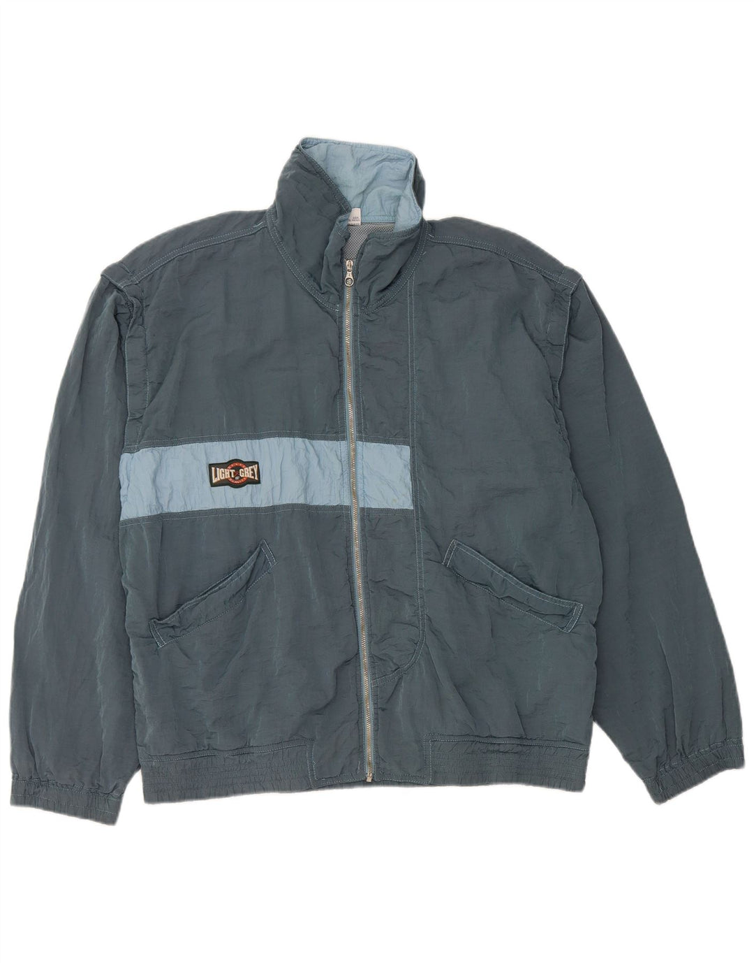 Jachetă de trening BELFE pentru bărbați UK 38 Medium Blue Colorblock Poliamidă