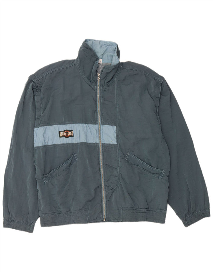 Jachetă de trening BELFE pentru bărbați UK 38 Medium Blue Colorblock Poliamidă