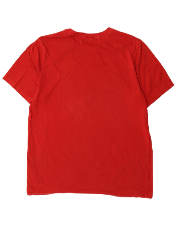 Tricou grafic Jordan pentru bărbați Top din bumbac roșu mediu