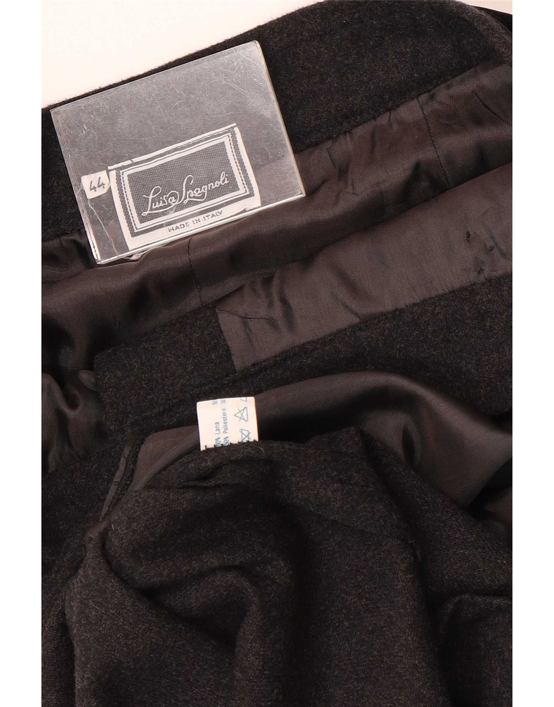 Fusta creion pentru femei Luisa Spagnoli IT 44 Medium W30 Lână gri