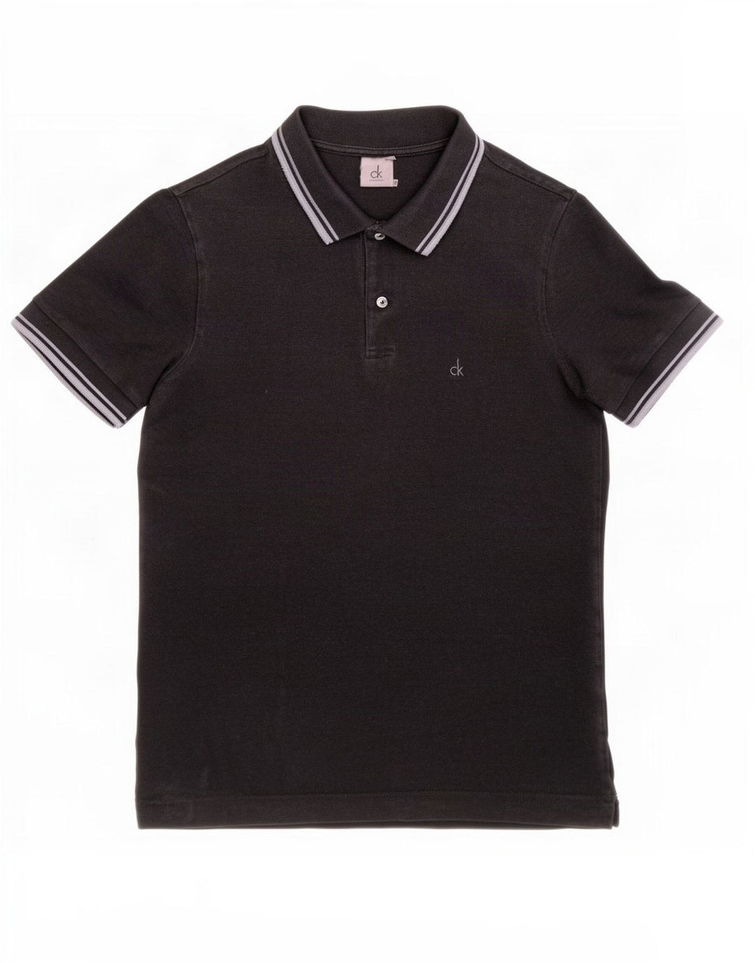 Cămașă polo Calvin Klein pentru bărbați, cu dungi negre, mici
