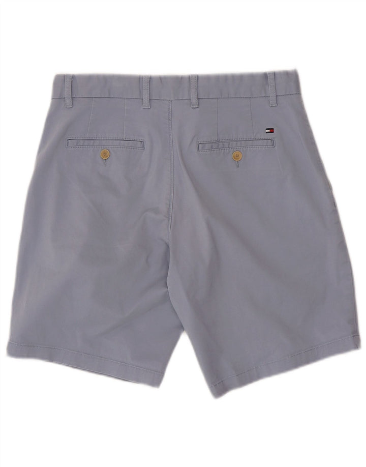 Pantaloni scurți chino TOMMY HILFIGER pentru bărbați W31, bumbac albastru mediu