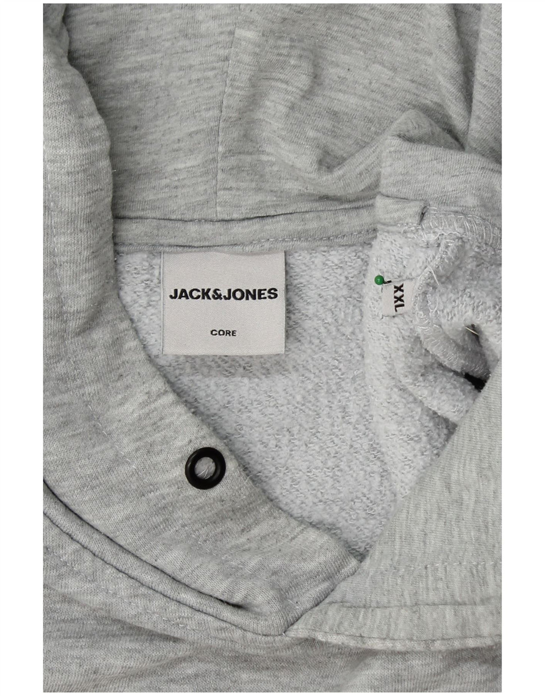 JACK & JONES Pulover grafic pentru bărbați, 2XL, poliester gri