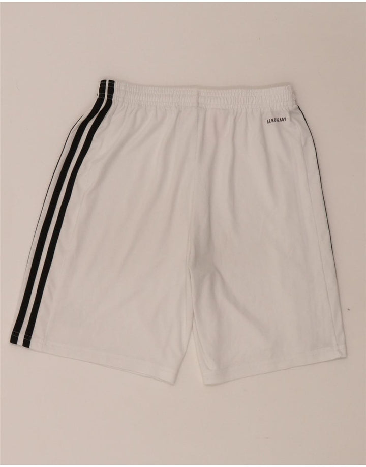 Pantaloni scurți sport Aeroready ADIDAS 15-16 ani poliester alb
