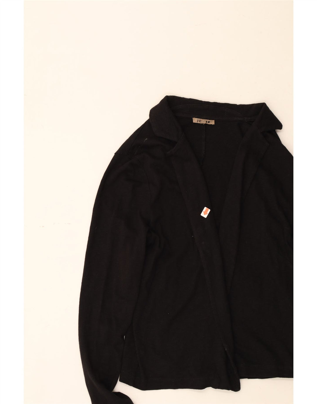 JIGSAW Womens Cardigan Top UK 14 Large Black Cotton Vintage Jigsaw and Second-Hand Jigsaw from Messina Hembry 