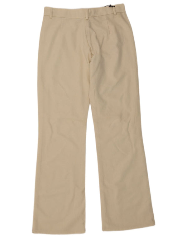 Pantaloni casual pentru bărbați VINTAGE Bootcut IT 46 Small W32 L33 Off White