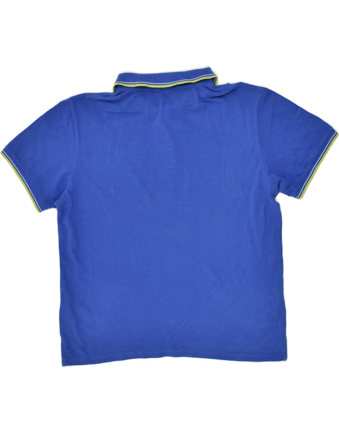 TRUSSARDI Mens Polo Shirt XL Blue Cotton | Vintage Trussardi | Thrift | Second-Hand Trussardi | Used Clothing | Messina Hembry 