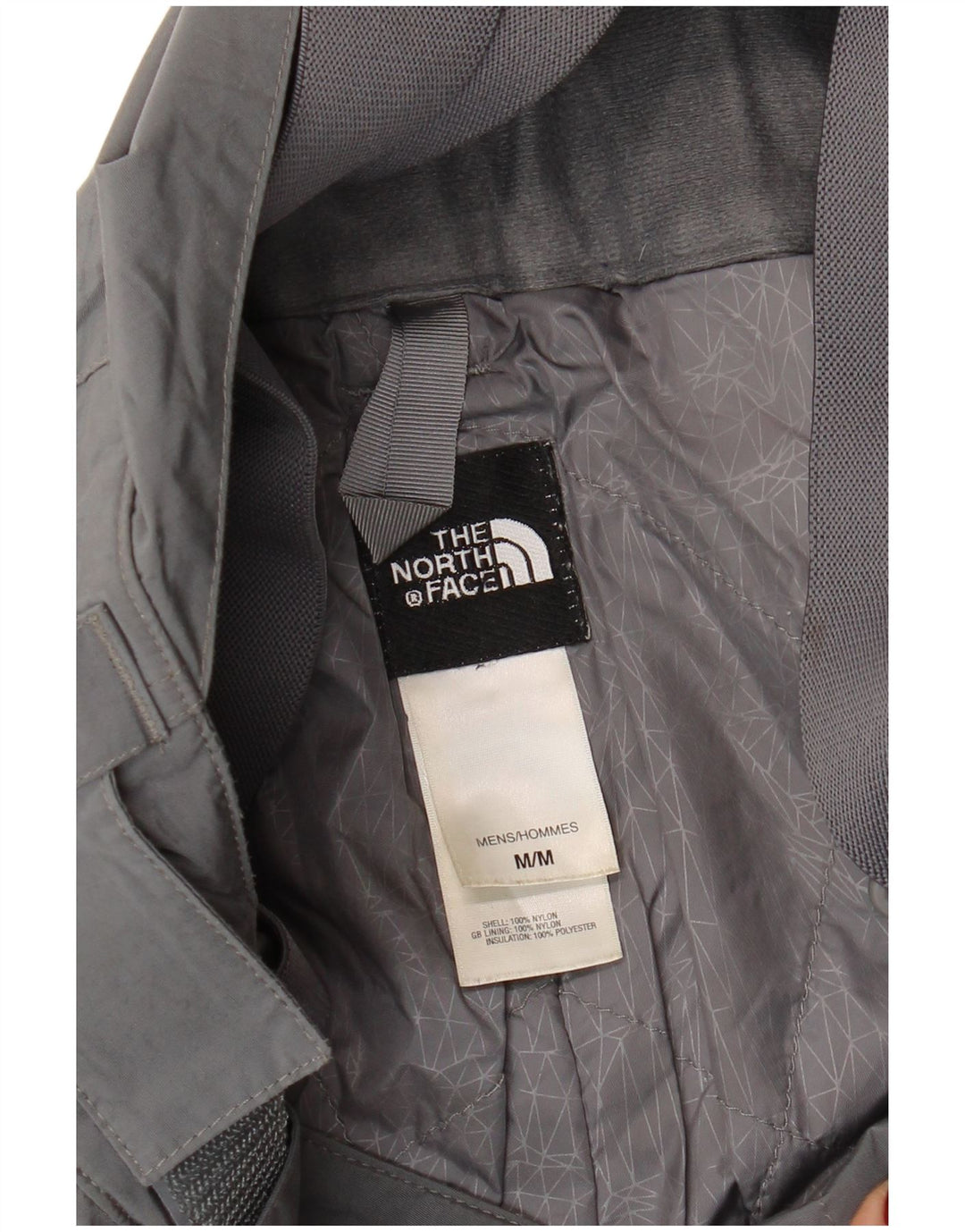 Pantaloni de schi The North Face pentru bărbați, nailon gri mediu