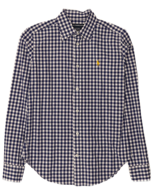 Cămașă pentru femei Ralph Lauren US 6 Medium Blue Gingham Bumbac