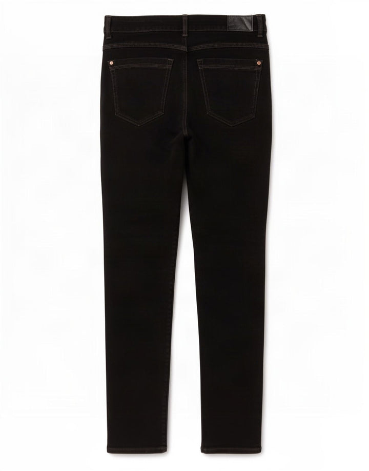 Marks & Spencer Blugi Magic Slim pentru femei UK 12 Medium W28 L28 Bumbac negru