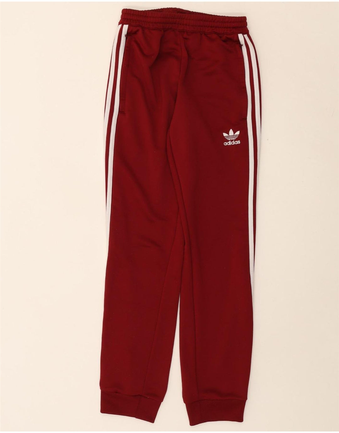 Pantaloni de trening pentru bărbați ADIDAS Joggeri XS Bordeaux Poliester