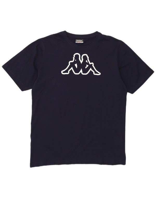 Tricou grafic pentru bărbați KAPPA Top XL Bumbac bleumarin