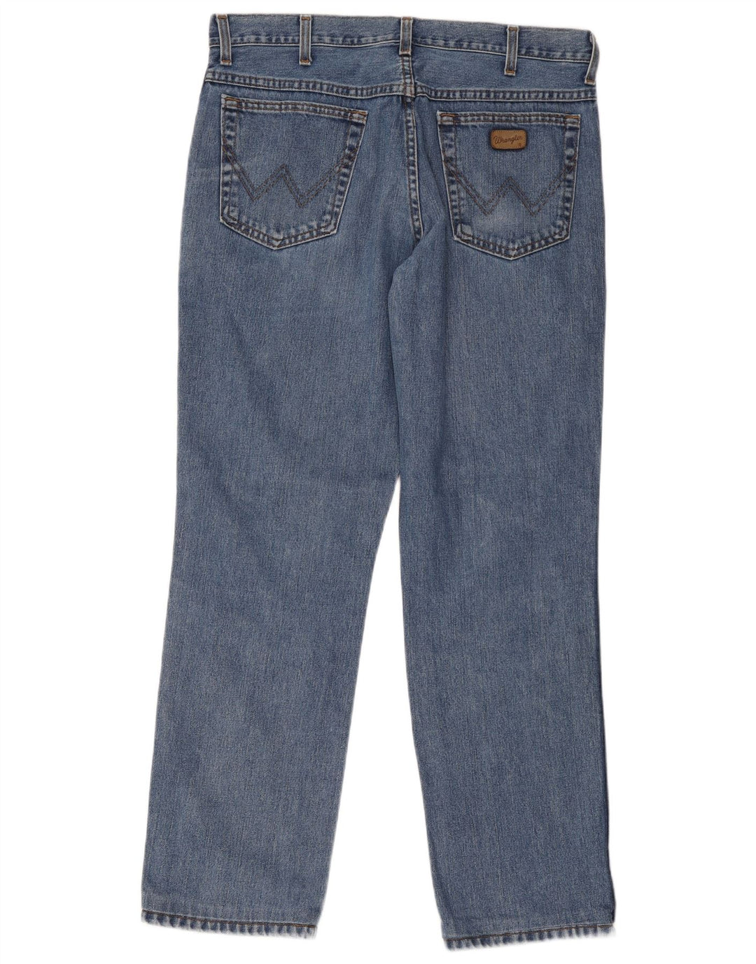 Blugi drepti pentru bărbați Wrangler W36 L34 Bumbac albastru