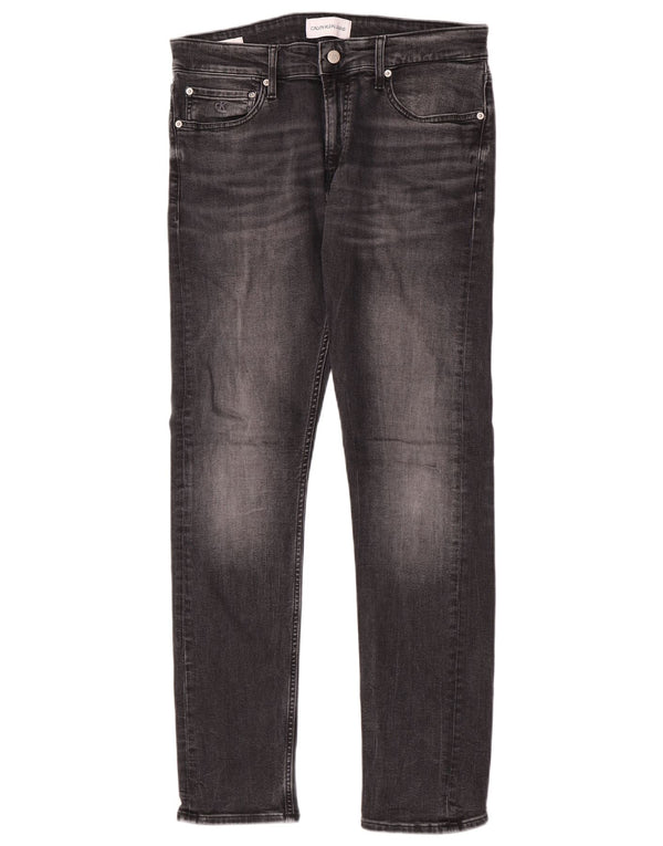 Blugi slim pentru bărbați Calvin Klein W32 L32 bumbac gri