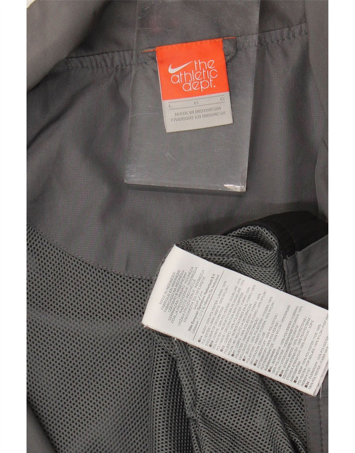 Jachetă de trening pentru bărbați Nike, mare, gri, poliester color bloc